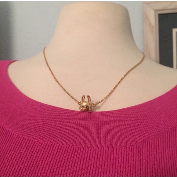 NWOT KATE SPADE Gold Pave Magic Rabbit Necklace - Picture 5 of 7